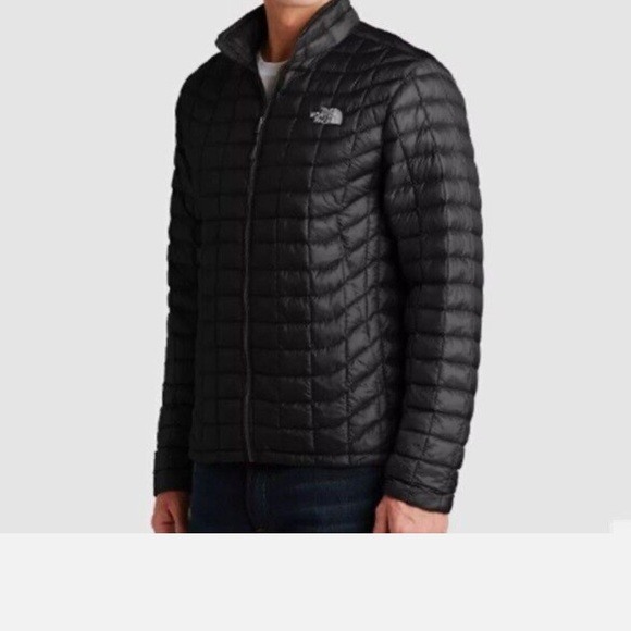 Men's The North Face Thermoball Trekker Lightweight Jacket Black Matte - Picture 4 of 7